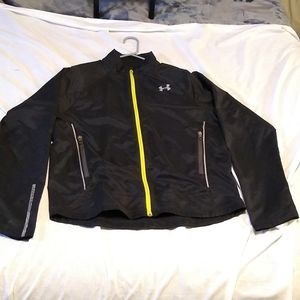 Men's Under Armour Coldgear reflective running jacket size Large